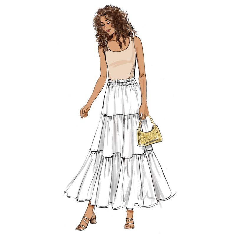 Patron Butterick 6999/Y5 - Jupes amples