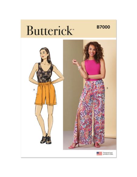Patron Butterick 7000/Y5 - Short ou pantalon