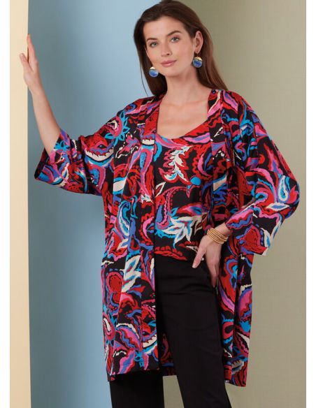 Patron Butterick 7001/U5 - Veste, caraco et pantalon