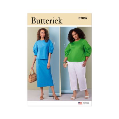 Patron Butterick 7002/BB - Haut, jupe et pantalon