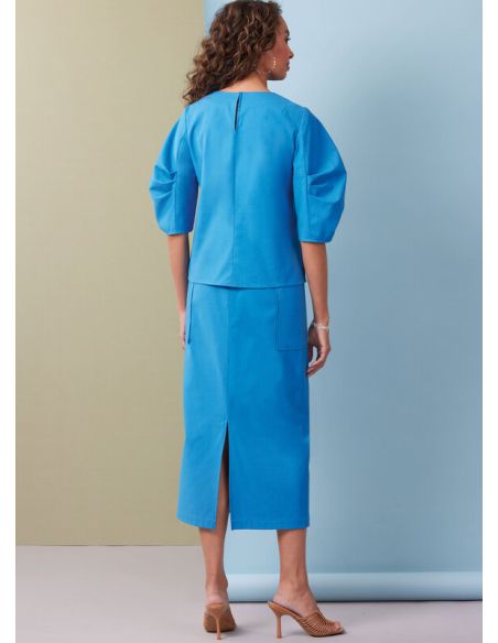 Patron Butterick 7002/BB - Haut, jupe et pantalon