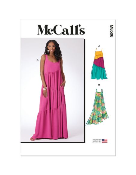 Patron McCall's 8506.Y5 - Robes asymétriques