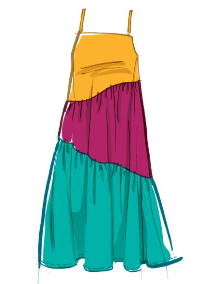 Patron McCall's 8506.Y5 - Robes asymétriques