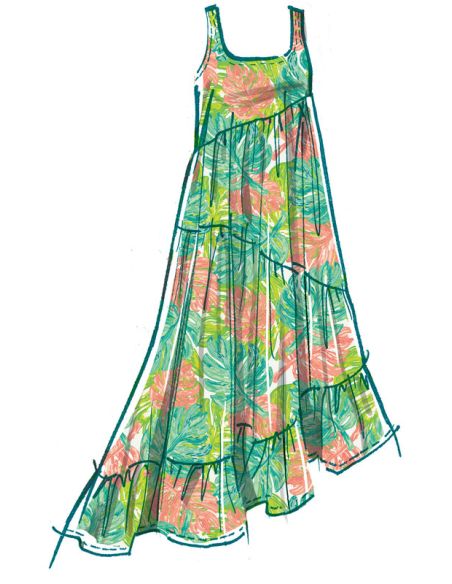 Patron McCall's 8506.Y5 - Robes asymétriques