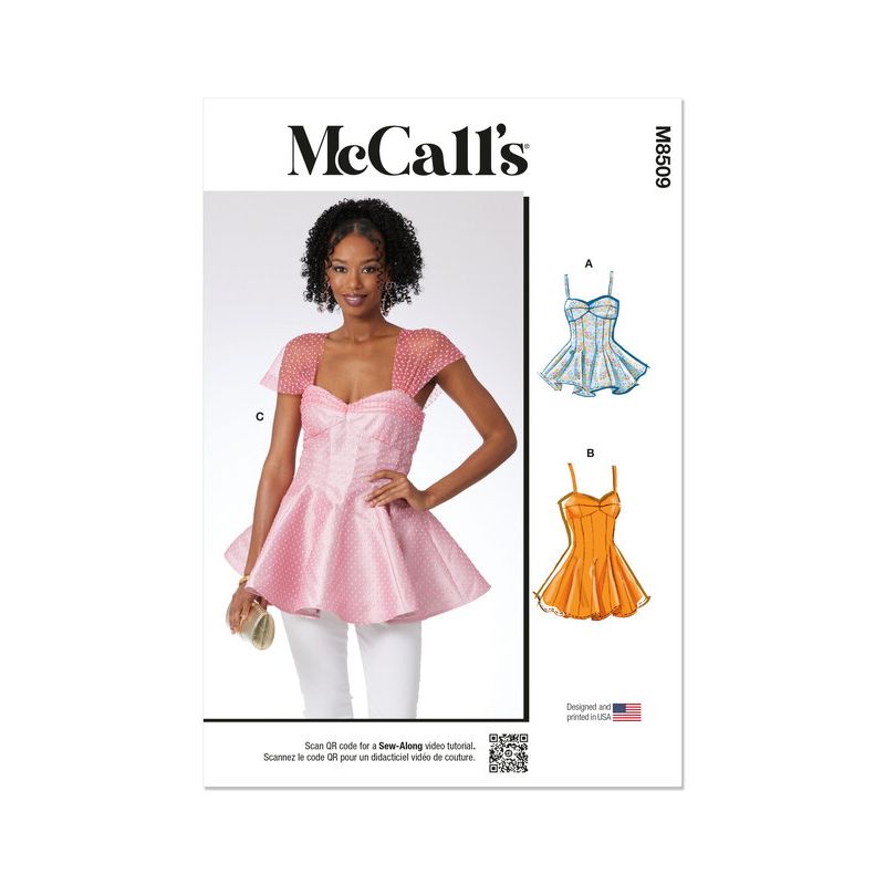 Patron McCall's 8509.H5 - Tops à basque