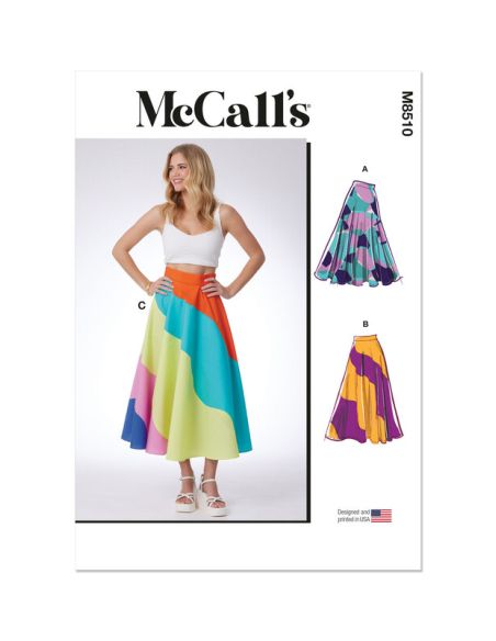 Patron McCall's 8510.Y5 - Jupes mi-Longues
