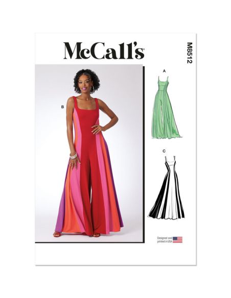 Patron McCall's 8512.P5 - Combinaisons et robes