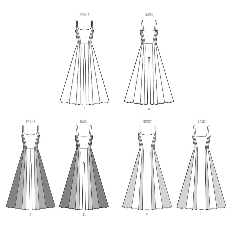 Patron McCall's 8512.P5 - Combinaisons et robes