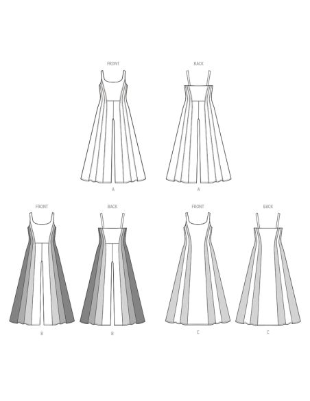 Patron McCall's 8513.W2 - Combinaisons et robes