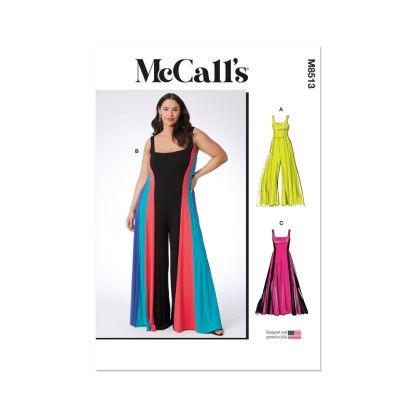 Patron McCall's 8513.W3 - Combinaisons et robes