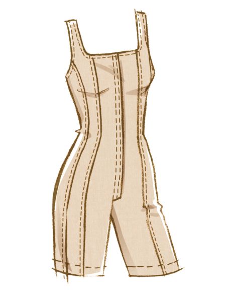 Patron McCall's 8514.AA - Rompers et combinaisons corset
