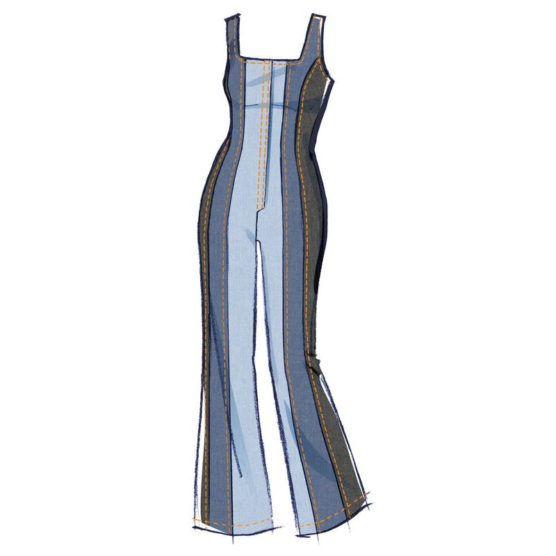 Patron McCall's 8514.BB - Rompers et combinaisons corset