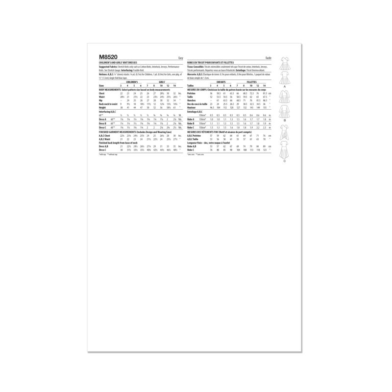 Patron McCall's 8520.K5 - Robes