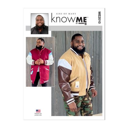 Patron KnowMe 2010.BB - Blouson varsity pour homme