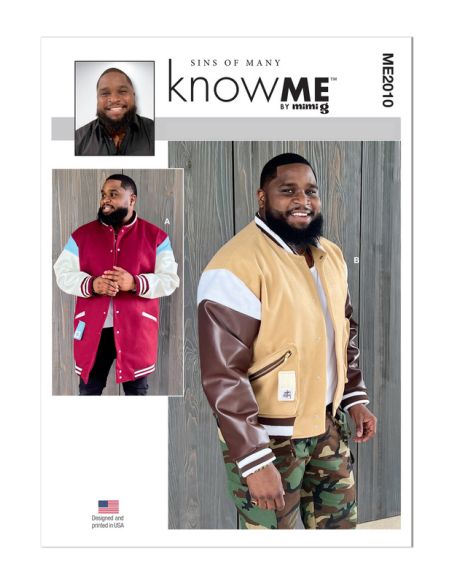 Patron KnowMe 2010.BB - Blouson varsity pour homme
