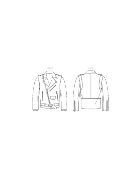 Patron KnowMe 2011.AA - Blouson moto pour homme