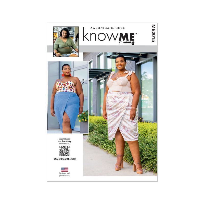 Patron KnowMe 2015.FG - Bustier et jupe crayon