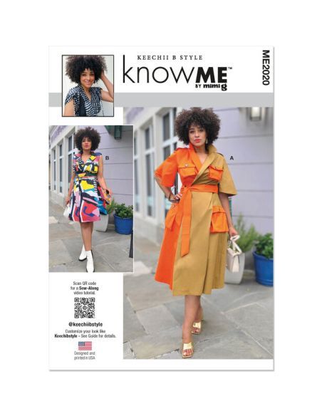 Patron KnowMe 2020.W2 - Robe portefeuille