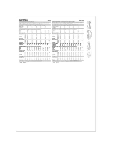 Patron KnowMe 2020.W3 - Robe portefeuille