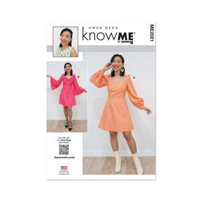 Patron KnowMe 2021.Y5 - Robe misses' par Gwen Heng