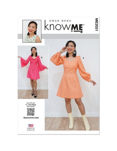 Patron KnowMe 2021.Y5 - Robe misses' par Gwen Heng
