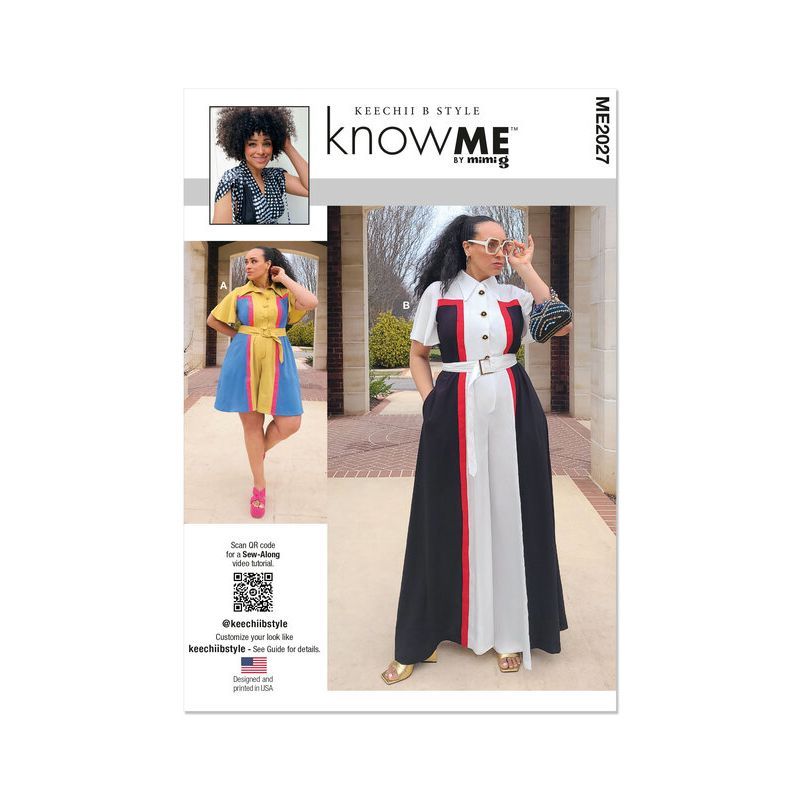 Patron KnowMe 2027.W3 - Combinaison et combishort