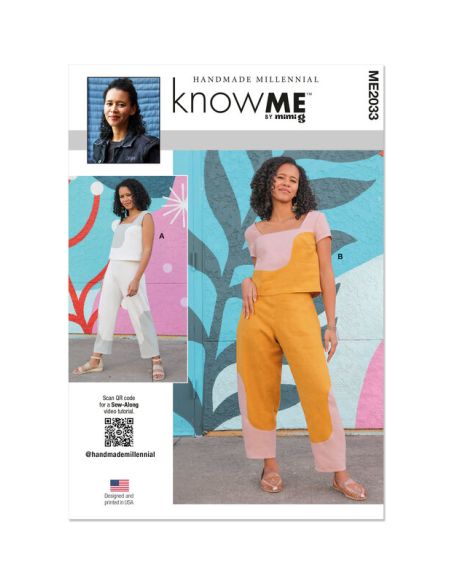 Patron KnowMe 2033.Y5 - Haut court et pantalon