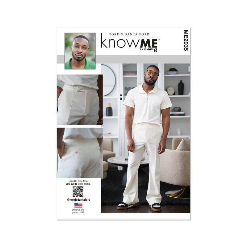 Patron KnowMe 2035.BB - Polo et pantalon pour hommes