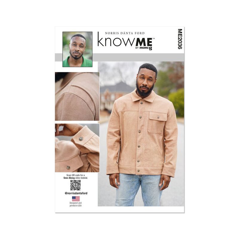 Patron KnowMe 2036.BB - Veste utilitaire pour hommes