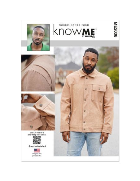Patron KnowMe 2036.BB - Veste utilitaire pour hommes