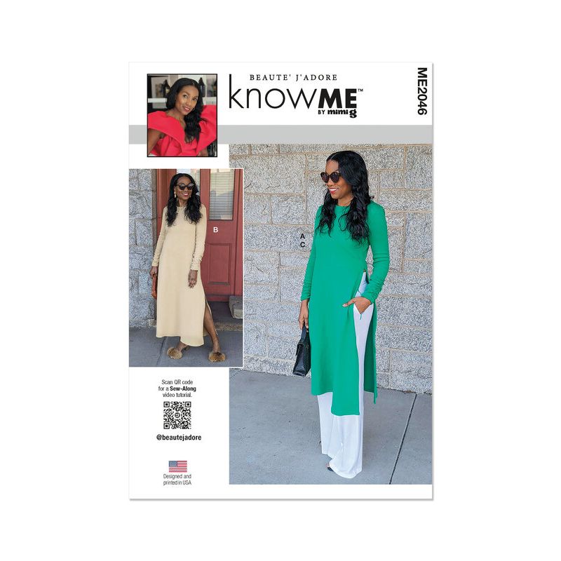 Patron KnowMe 2046.Y5 - Robe et pantalon