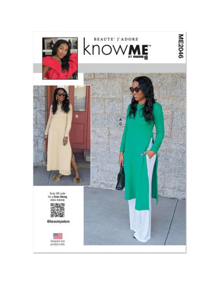 Patron KnowMe 2046.Y5 - Robe et pantalon