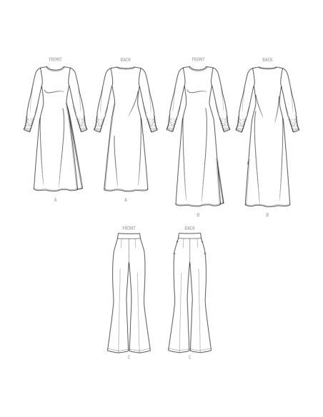 Patron KnowMe 2046.Y5 - Robe et pantalon