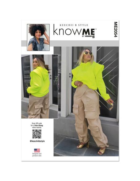 Patron KnowMe 2054.W3 - Sweatshirt et pantalons cargo