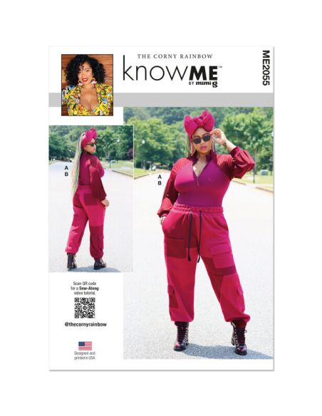 Patron KnowMe 2055.K5 - Bodysuit et pantalons cargo
