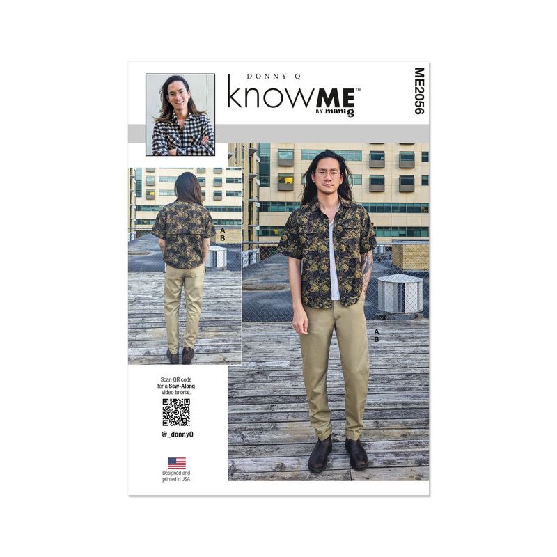 Patron KnowMe 2056.BB - Chemise et pantalons pour homme