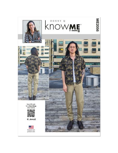 Patron KnowMe 2056.BB - Chemise et pantalons pour homme