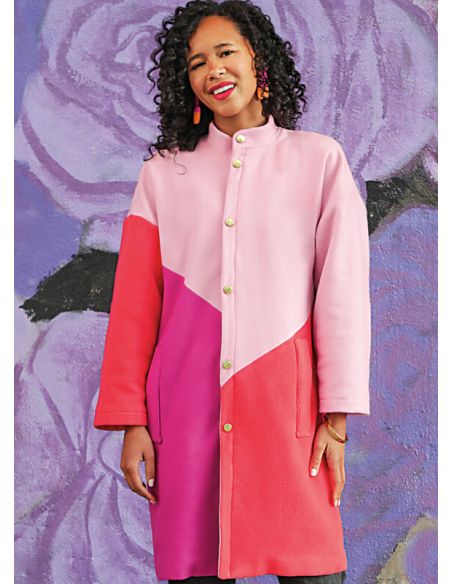 Patron KnowMe 2058.U5 - Manteau asymétrique