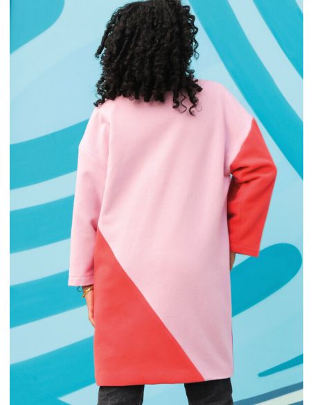 Patron KnowMe 2058.U5 - Manteau asymétrique