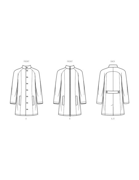 Patron KnowMe 2059.AA - Manteau pour homme