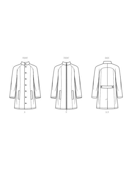 Patron KnowMe 2059.AA - Manteau pour homme