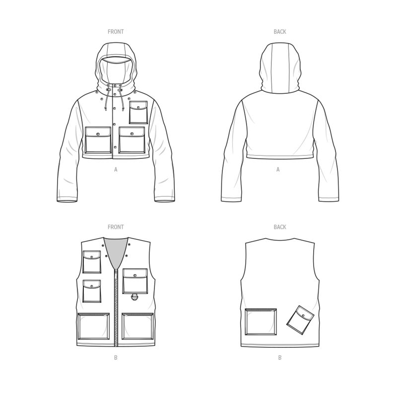 Patron KnowMe 2064.BB - Veste et gilet