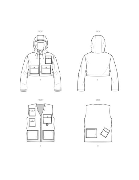 Patron KnowMe 2064.BB - Veste et gilet