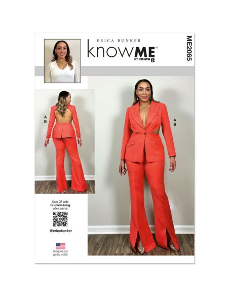Patron KnowMe 2065.H5 - Blazer et pantalons