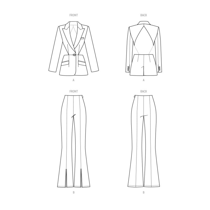Patron KnowMe 2065.H5 - Blazer et pantalons