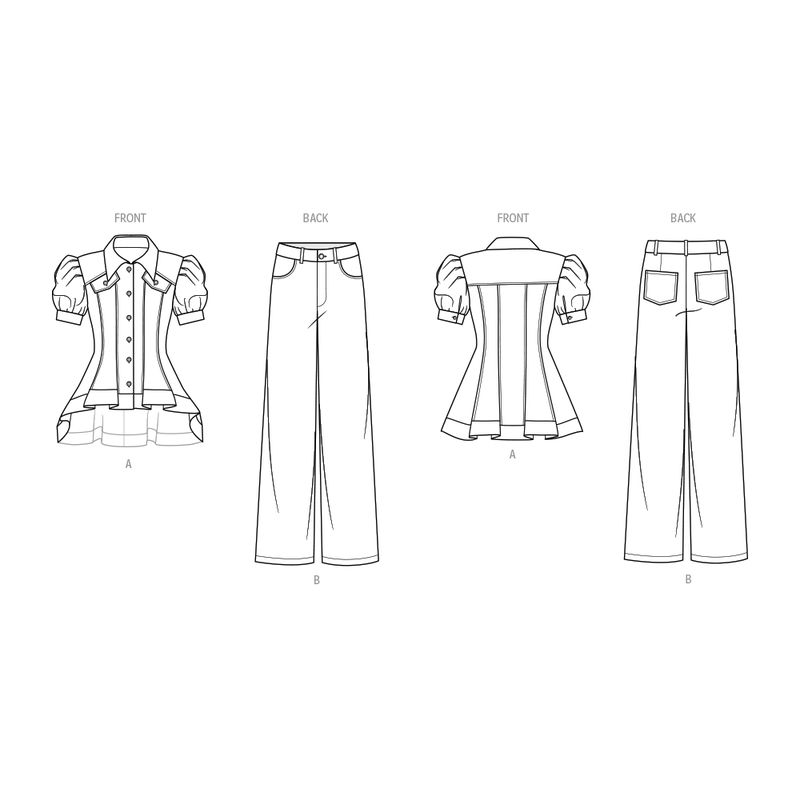 Patron KnowMe 2069.Y5 - Haut et pantalon