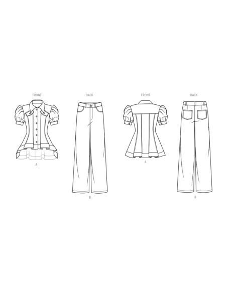 Patron KnowMe 2069.Y5 - Haut et pantalon