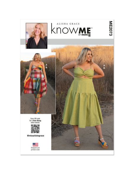 Patron KnowMe 2073.Y5 - Crop top et jupe