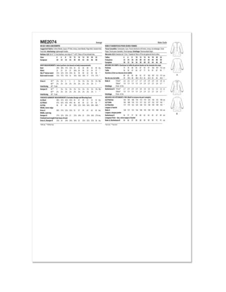 Patron KnowMe 2074.R5 - Robe et romper