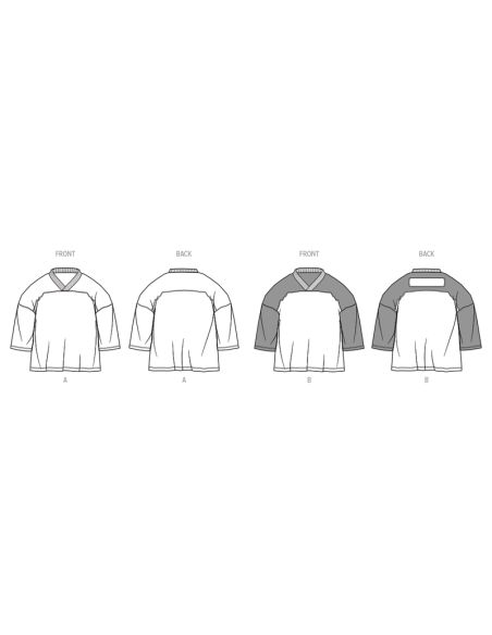 Patron KnowMe 2086.AA - Hauts pour hommes